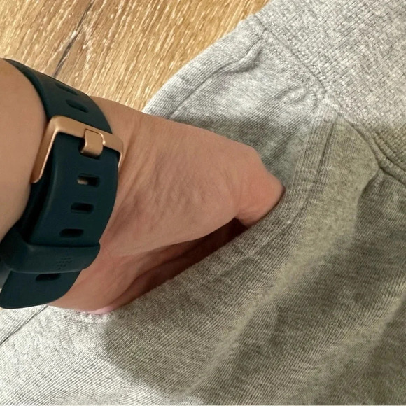 Velvet by Jenny Graham Zuma Organic Fleece Joggers Heather Gray Size L NWT - Picture 3 of 8